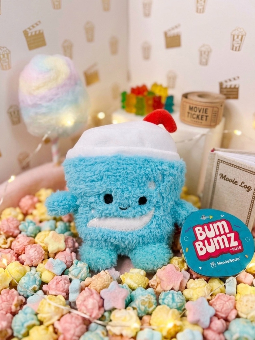 🥤 Scooter the Movie Soda Pop 🥤 Blue BumBumz Plush